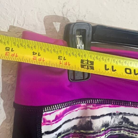 Nike Workout Leggings Cropped Solar Wind Hydro Women's Size M Multicolor - Picture 9 of 9